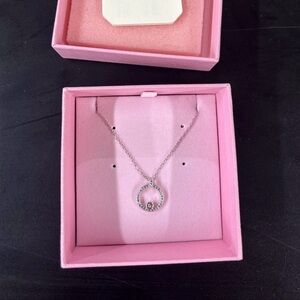 Swarovski silver necklace